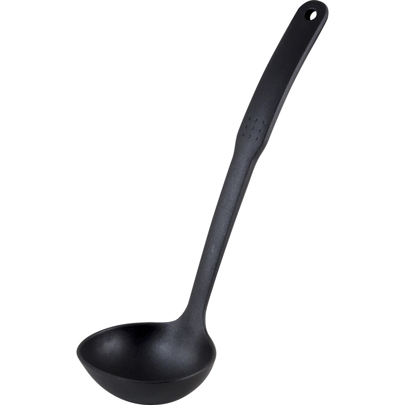 Изображение товара Половник Mallony CUOCO 316 мм нейлон для soups, черный, 100 мл
