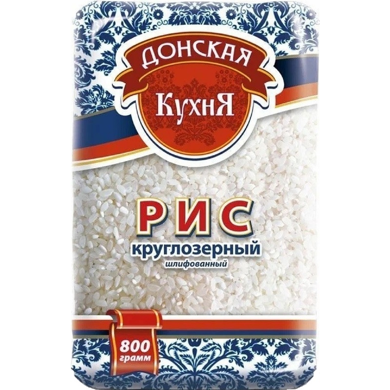 Изображение товара Рис Донская Кухня круглый 800 г