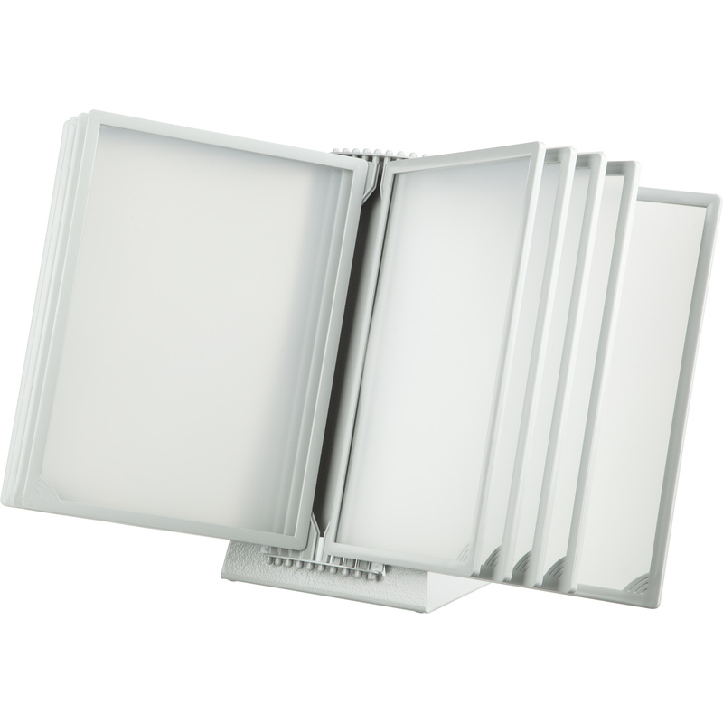 Изображение товара Демонстрационная демосистема настольная с 10 панелями формата А4 серого цвета