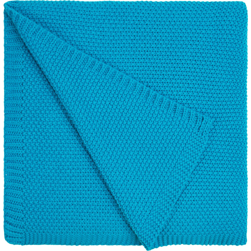 Изображение товара Плед Teplo Longview 120x180 см акрил бирюзовый тепло и стиль для дома