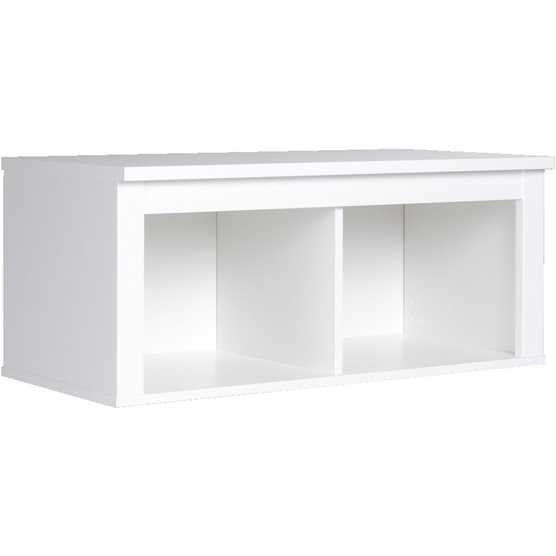 Изображение товара Навесная полка серии САГА ГУД ЛАКК белая 904x414x380 мм