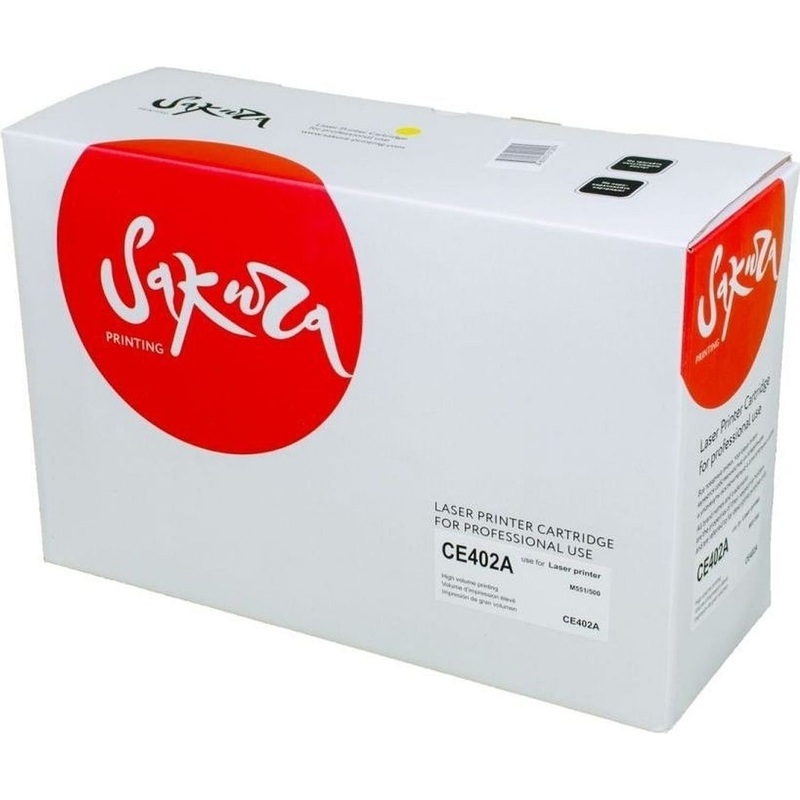 Изображение товара Картридж Sakura 507A SACE402A желтый совместимый для HP лазерных принтеров