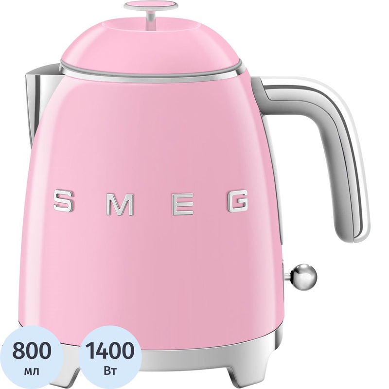 Изображение товара Чайник электрический Smeg KLF05PKEU розовый