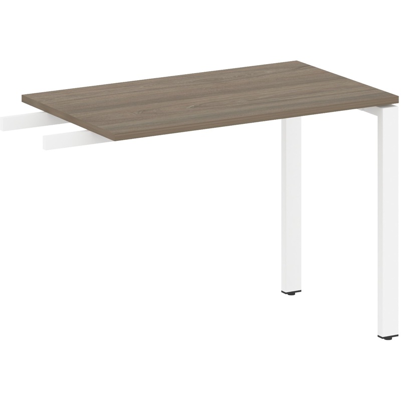 Изображение товара Приставка-брифинг Metal System Style БП.ПР-3 (вяз благородный/белый, 1000x600x750 мм)