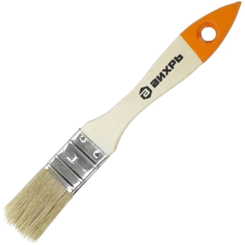 Изображение товара Кисть малярная Вихрь из натуральной щетины 25 мм с деревянной рукояткой (73/3/4/1)