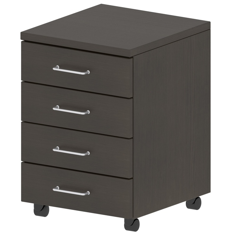 Изображение товара Тумба подкатная Референт (венге, 430х450х610 мм, 4 ящика)