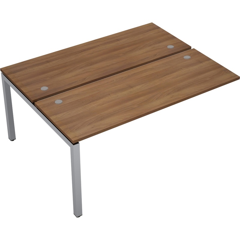 Изображение товара Рабочая станция Avance 6МБК.5264 (шамони тёмный/алюминий матовый, 1600х1235х750 мм)