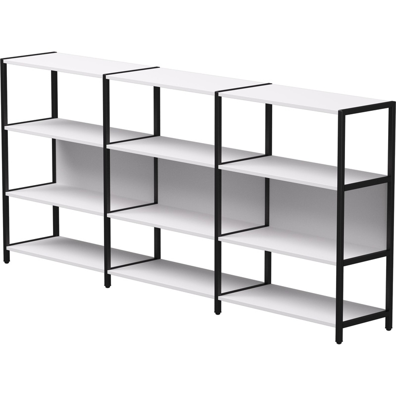 Изображение товара Стеллаж для документов EVO 254ST3W39005 белый черный 1120 мм