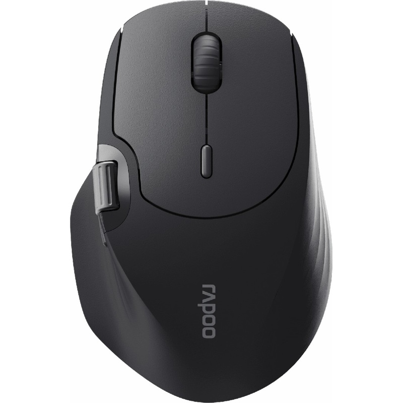 Изображение товара Беспроводная мышь Rapoo MT560 черная с высоким dpi и эргономичным дизайном