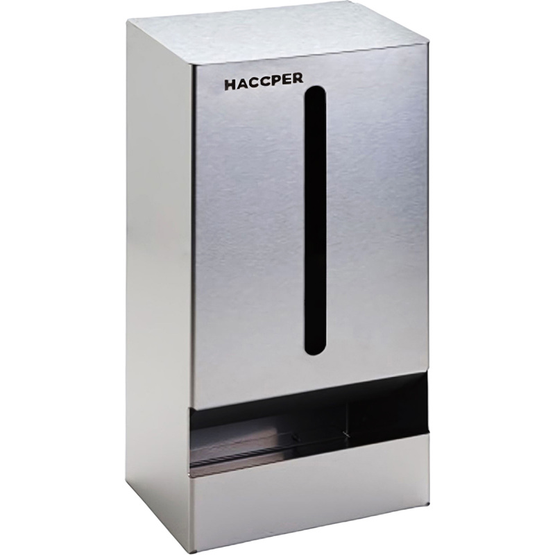 Изображение товара Диспенсер универсальный Haccper Control Point из нержавеющей стали для берушей и бахил