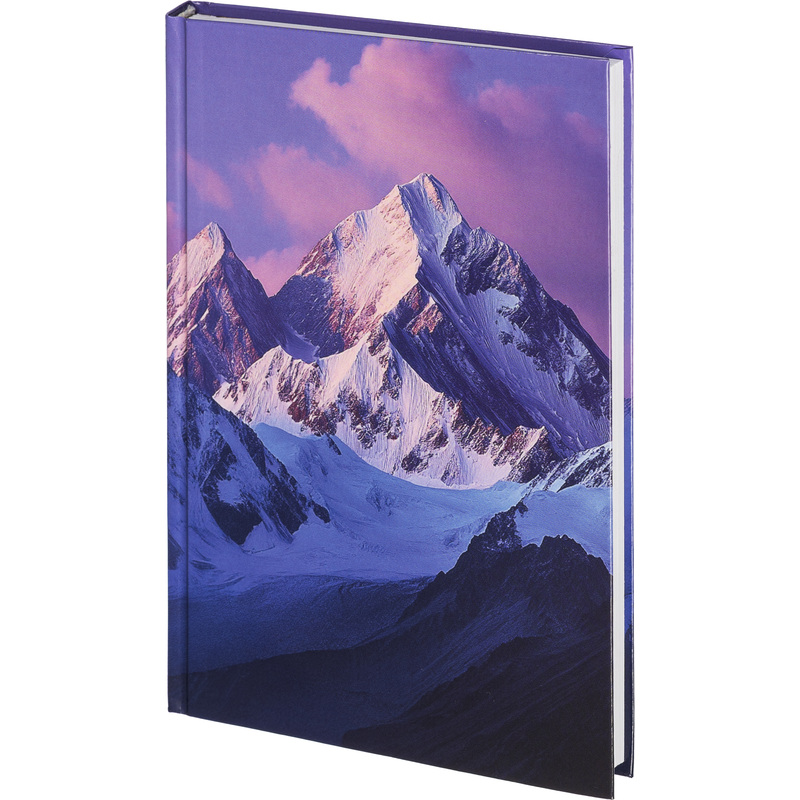 Изображение товара Ежедневник недатированный Выбор есть Горы 7БЦ А5 128 листов с рисунком