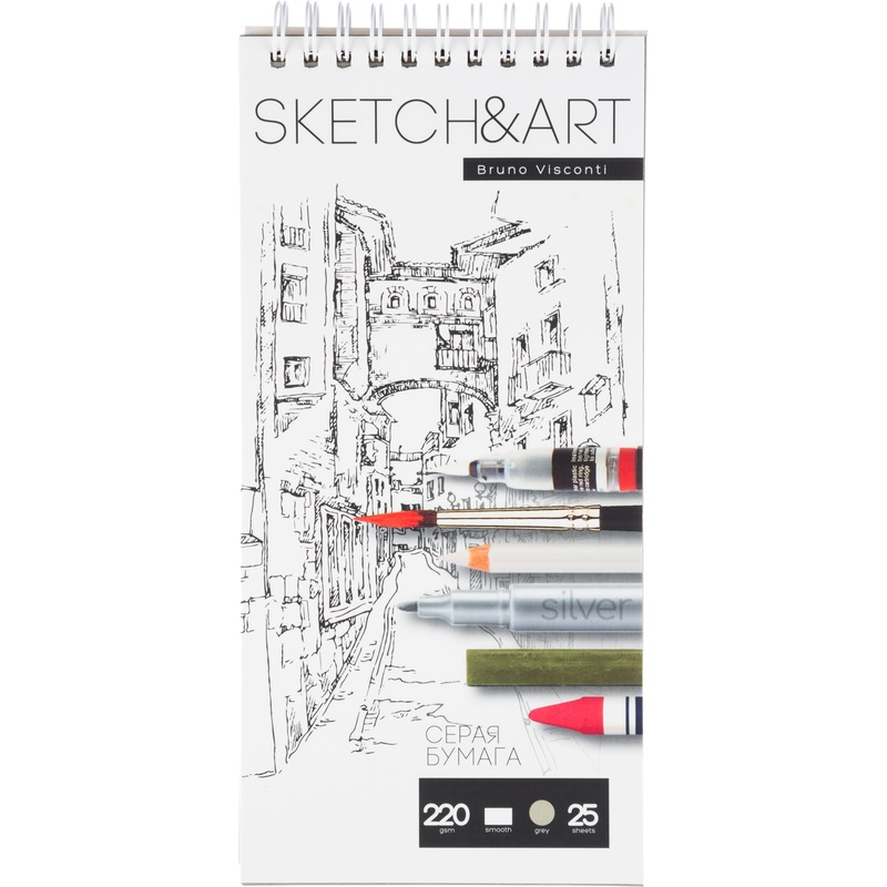 Изображение товара Скетчбук для маркеров Sketch&Art 105x220 мм 25 листов