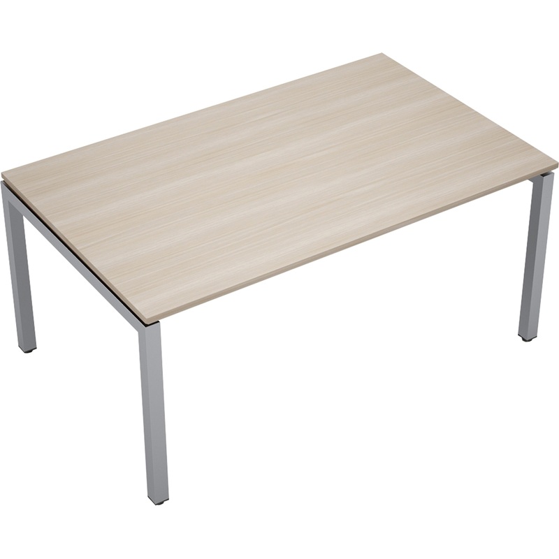 Изображение товара Стол для переговоров Avance 6МП.502 1200х1000х750 мм шамони светлый/алюминий матовый