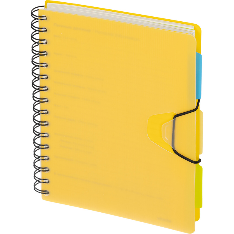 Изображение товара Ежедневник недатированный Attache Bright Colours пластик А5 136 листов жёлтый
