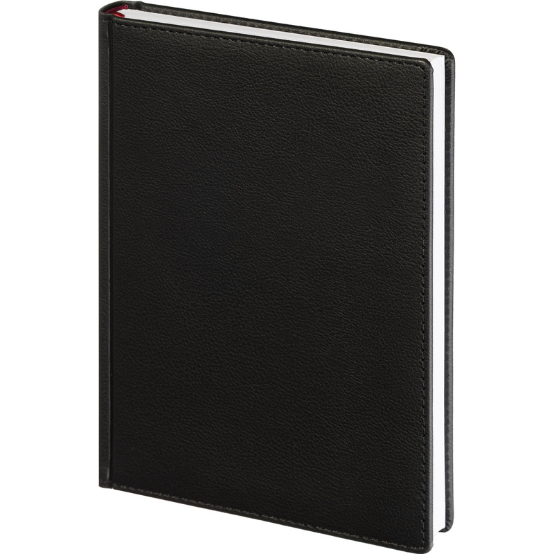 Изображение товара Ежедневник недатированный Attache Leader из искусственной кожи А5 136 листов чёрный