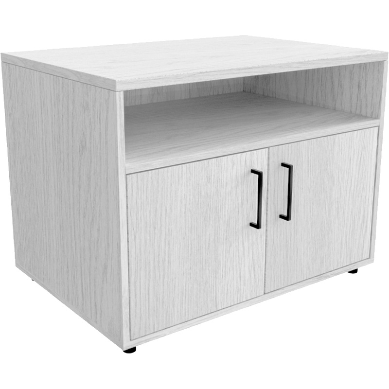 Изображение товара Тумба приставная Т56 для оргтехники (Ясень Анкор белый, 800х560х600 мм)