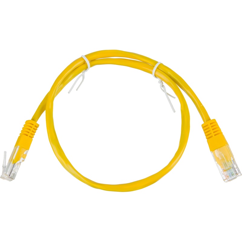 Изображение товара Патч-корд витая пара BigTech OPCC019 UTP CCA cat 5e 0.5 м желтый