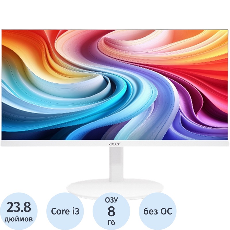 Изображение товара Моноблок Acer Aspire C24A 23.8 IPS Full HD SSD 8ГБ Wi-Fi Bluetooth