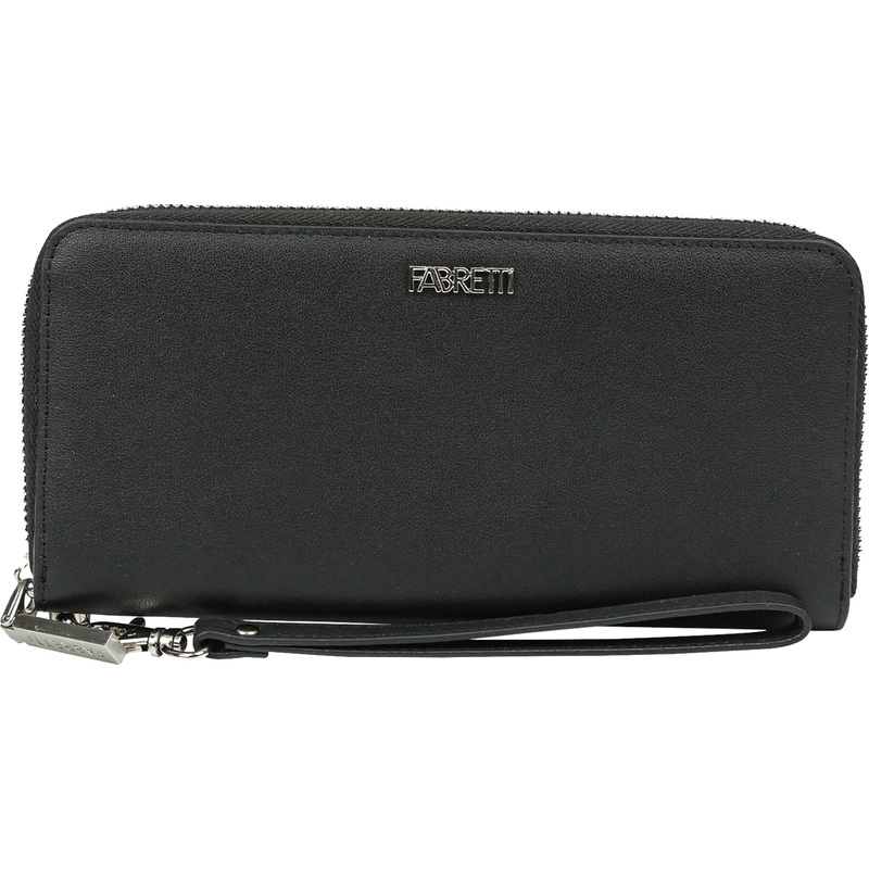 Изображение товара Женский кошелек Fabretti из натуральной кожи черного цвета Q7006N-2