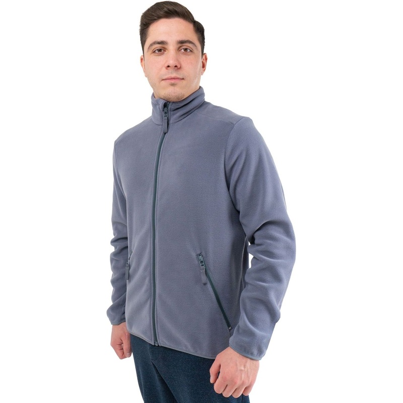 Изображение товара Толстовка флисовая серая размер M (44-46) унисекс