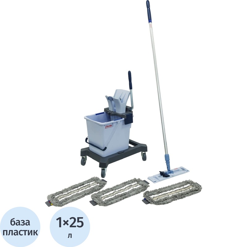 Изображение товара Комплект для профессиональной влажной уборки Vileda UltraSpeed Pro 25 л