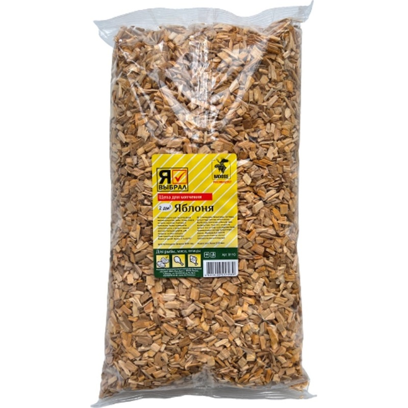 Изображение товара Щепа для копчения ЯВыбрал Яблоня 409 г для ароматного копчения