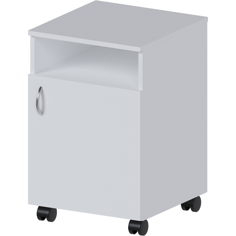 Изображение товара Медицинская приставная тумба МД-105.00 белая 450х430х660 мм из ЛДСП с ПВХ