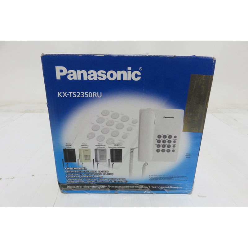 Изображение товара Уценка. Телефон проводной Panasonic KX-TS2350 черный Изображение товара Уценка. Телефон проводной Panasonic KX-TS2350 черный