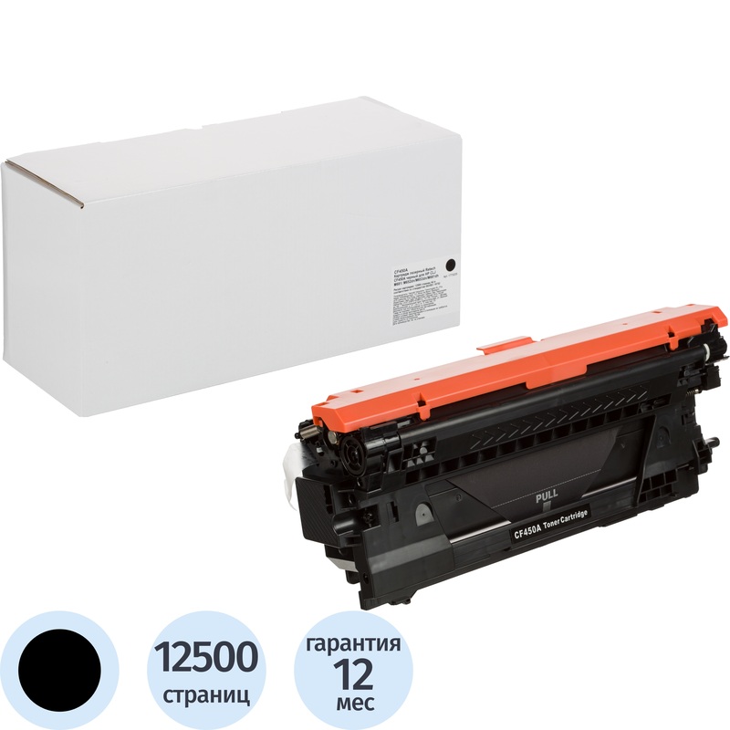 Изображение товара Картридж лазерный Retech 655A CF450A для HP черный