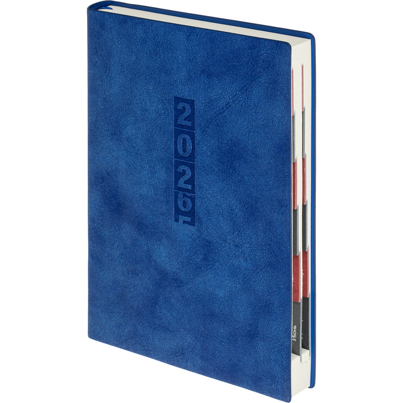 Изображение товара Ежедневник 2026 год Escalada искусственная кожа А6+ 176 листов синий