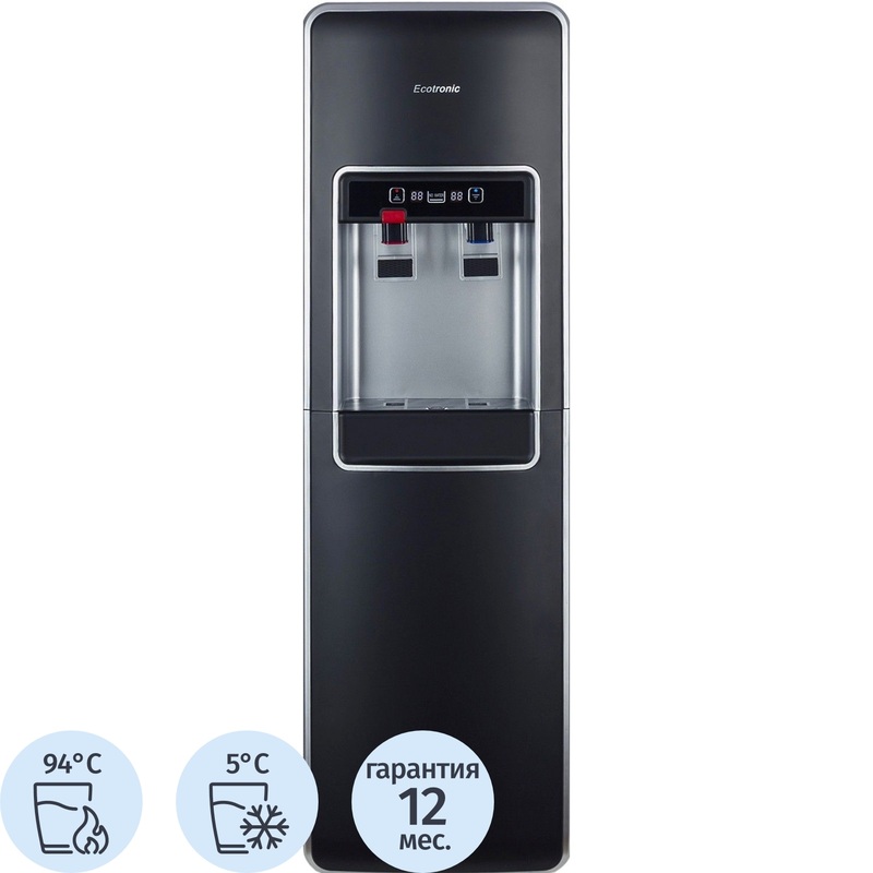 Изображение товара Кулер для воды Ecotronic P5-LXPM черный (нагрев и охлаждение)