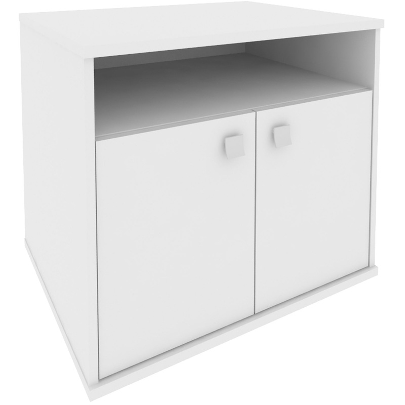 Изображение товара Тумба приставная для оргтехники Metal System Style Л.ТМ-1 (белый, 770x600x685 мм)