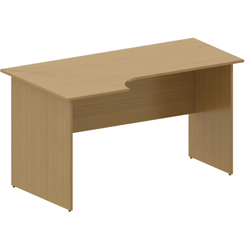 Изображение товара Эргономичный левый стол Канц СК36.9 из ЛДСП с регулируемыми опорами