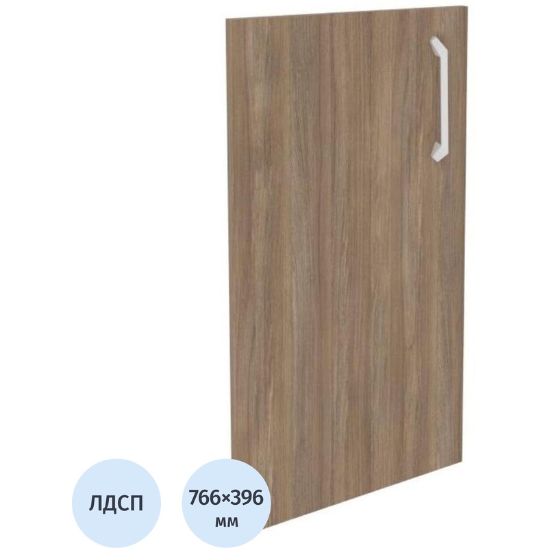 Изображение товара Дверь низкая левая Onix O.D-3(L) из ЛДСП дуб аризона 396x766 мм
