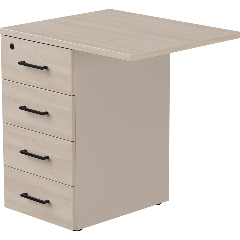 Изображение товара Тумба приставная EVO 254T2203GUDY с замком кашемир дуб соната 710x600x755 мм