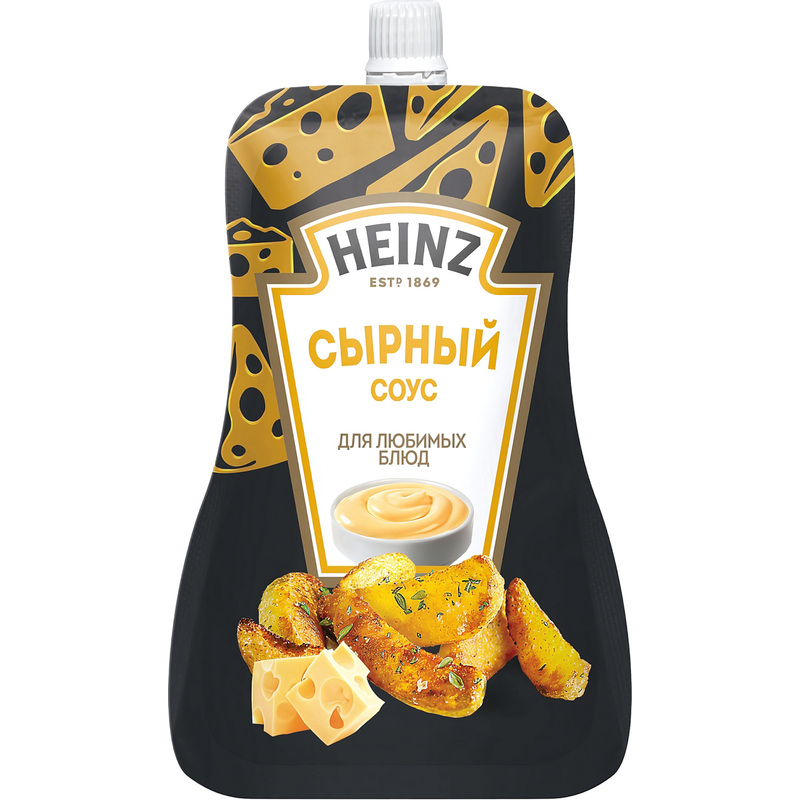 Изображение товара Соус Heinz Сырный 200 г - универсальный сырный соус на растительных маслах
