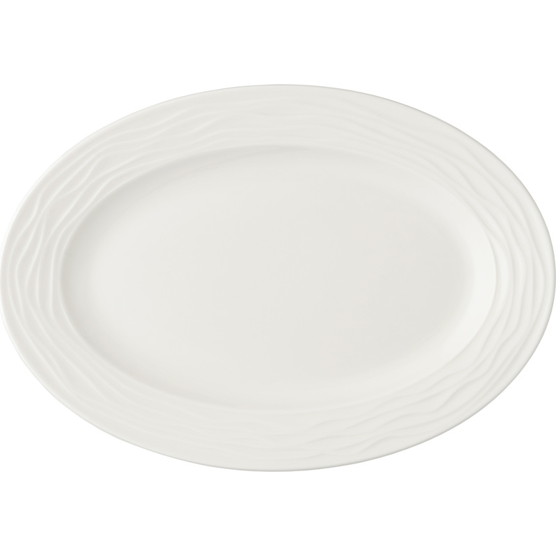 Изображение товара Блюдо сервировочное фарфоровое Nadoba Aurora 26х18.5 см