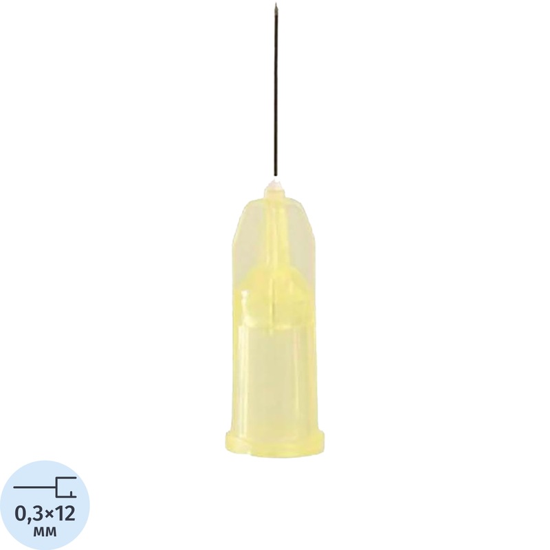 Изображение товара Игла для мезотерапии Meso-relle 30G 0.3 x 12 мм (100 штук в упаковке)