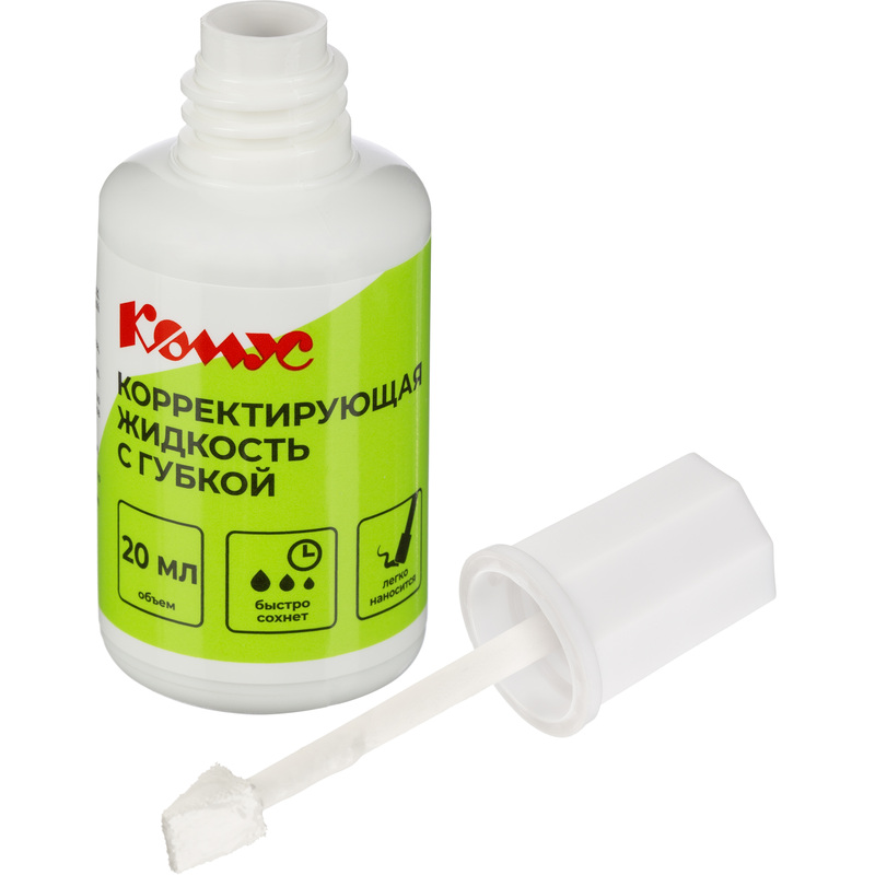 Изображение товара Корректирующая жидкость Комус быстросохнущая 20 мл морозостойкая