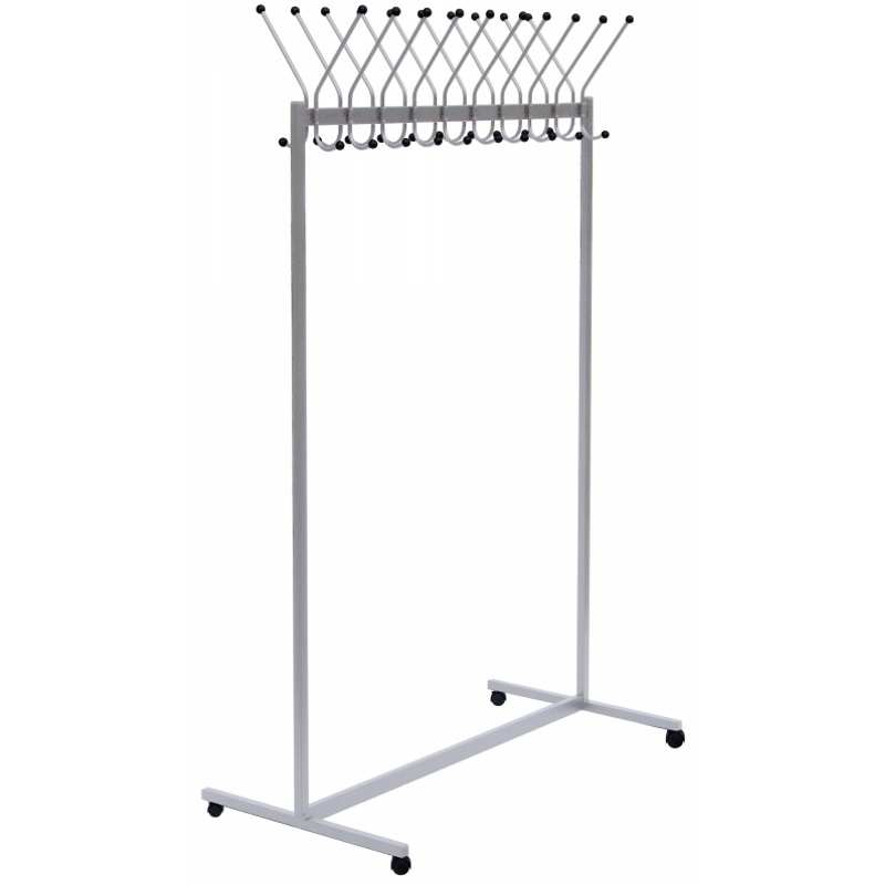 Изображение товара Вешалка гардеробная КР-12ЛМ на 20 персон с колесами