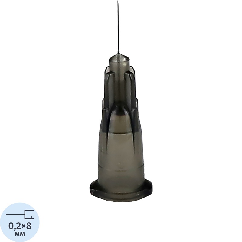 Изображение товара Игла инъекционная SFM Luer 33G 0.2 x 8 мм (50 штук в упаковке)