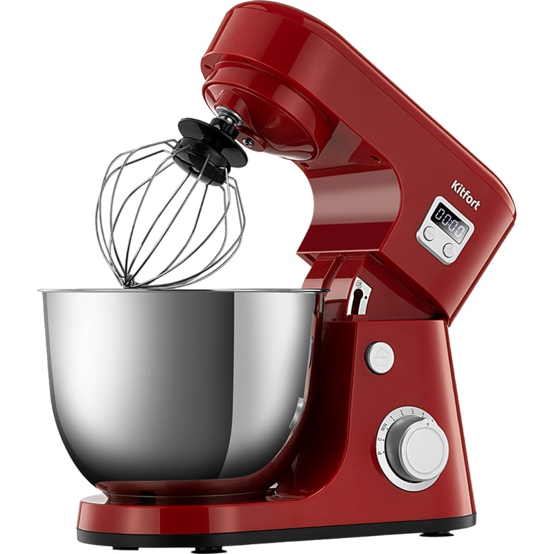 Изображение товара Миксер Kitfort КТ-1308-5 красный с 8 скоростями и импульсным режимом