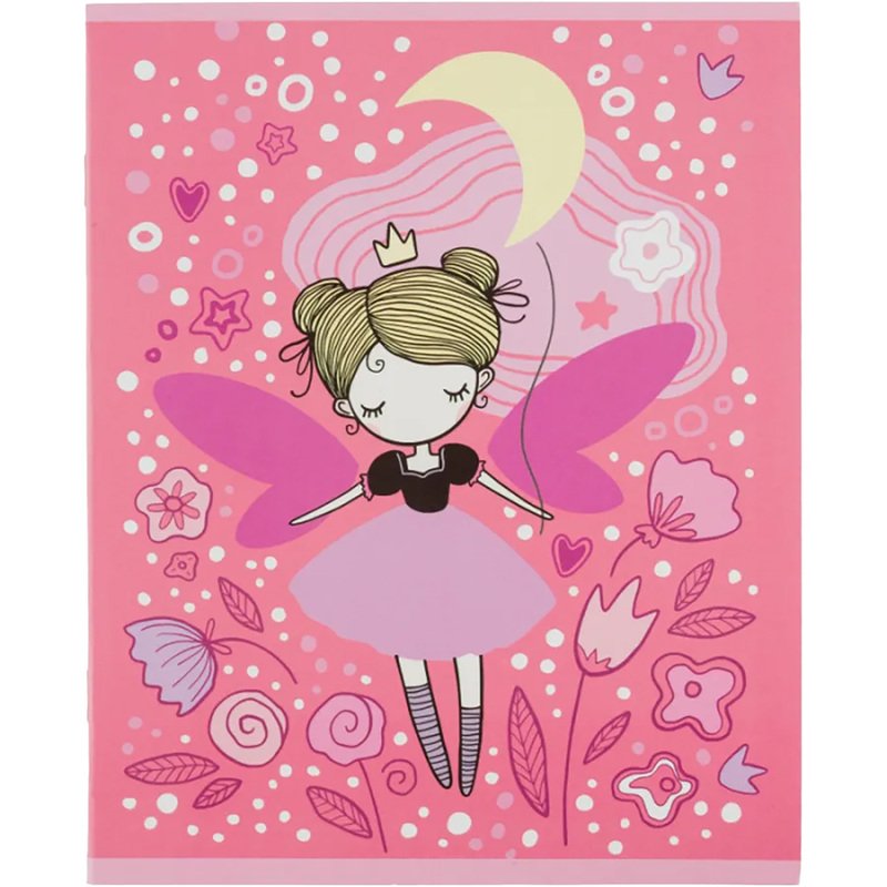 Изображение товара Тетрадь School А5 48 листов в клетку на скрепке с ВД-лаком