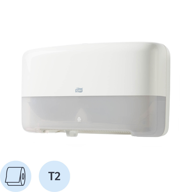 Изображение товара Диспенсер для туалетной бумаги рулонной Торк (Tork) Elevation Т2 белый (555500)