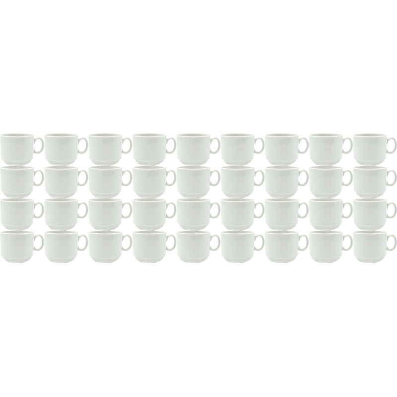 Изображение товара Фарфоровая кофейная чашка 100 мл Добрушский фарфоровый завод упаковка 36 штук