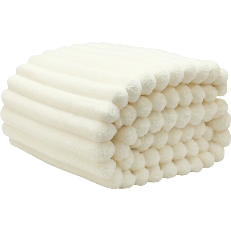 Изображение товара Покрывало на кровать BRAVO Family велсофт кремовое 150х200 см