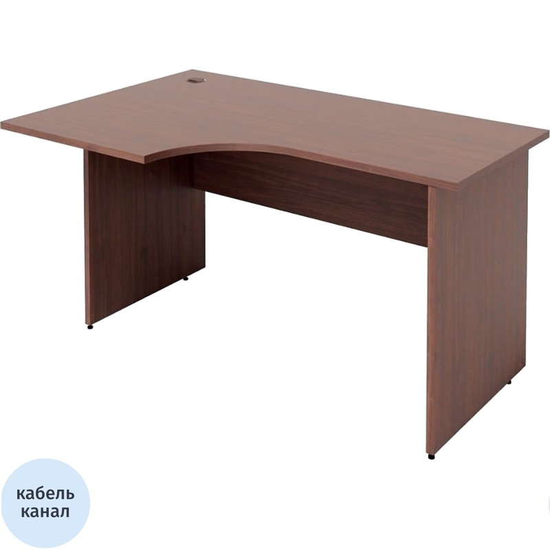 Изображение товара Стол эргономичный Рондо правый (ноче милано, 1400х900х755 мм)