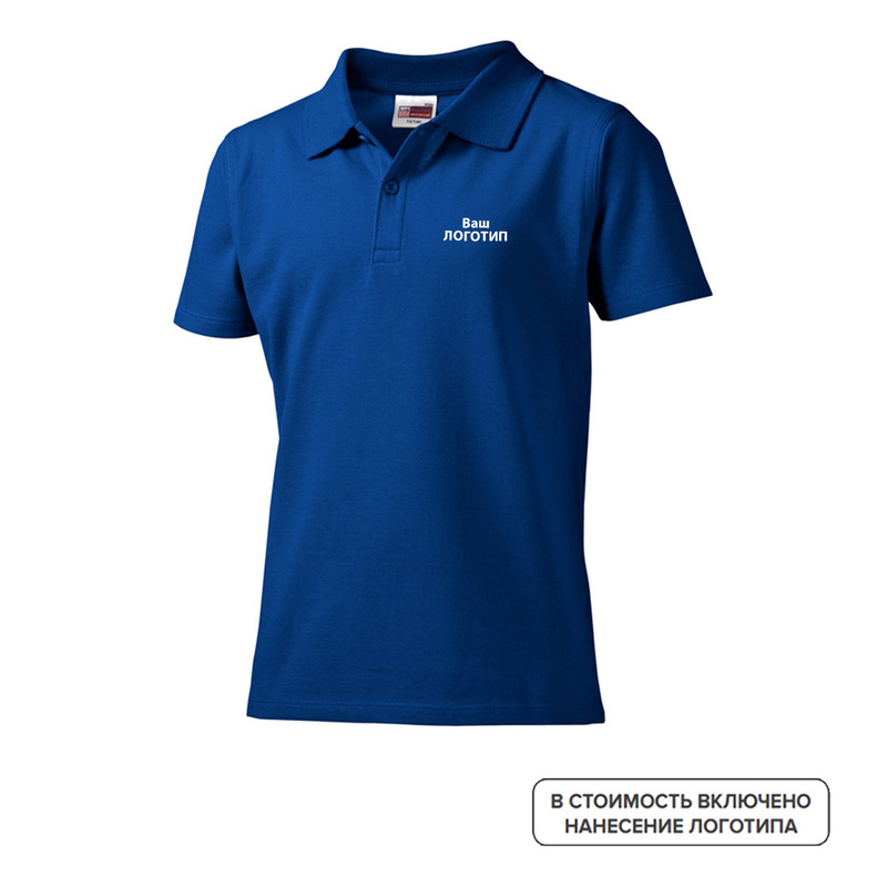 Изображение товара Детская рубашка поло First с индивидуальной печатью короткий рукав