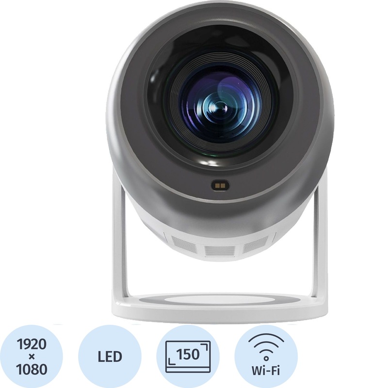 Изображение товара Проектор Cactus CS-PRE.01WT с Android, Full HD, Wi-Fi и JBL динамиками