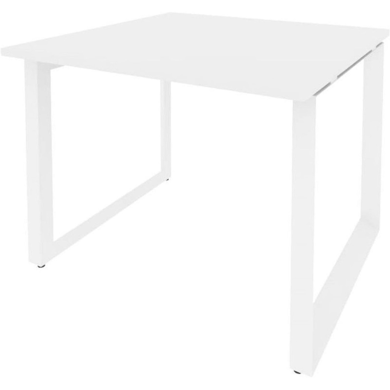 Изображение товара Стол для переговоров Onix-O O.MO-PRG-1.1 (белый бриллиант/белый, 980х980х750 мм)